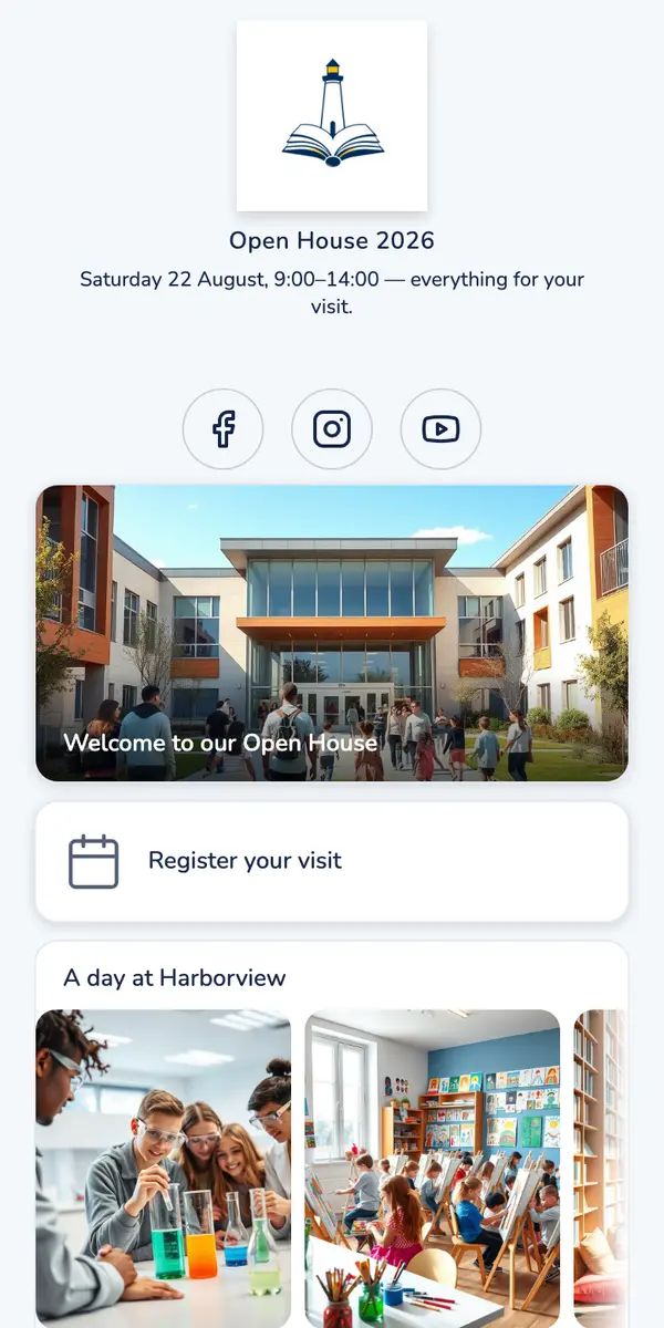 Harborview Open House — live Hublink page